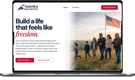 America on a Mission funnel